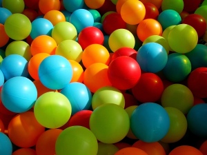 pelotas colores
